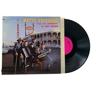 Matys Brothers From the Showboat in Las Vegas Vinyl Polka LP Autographed